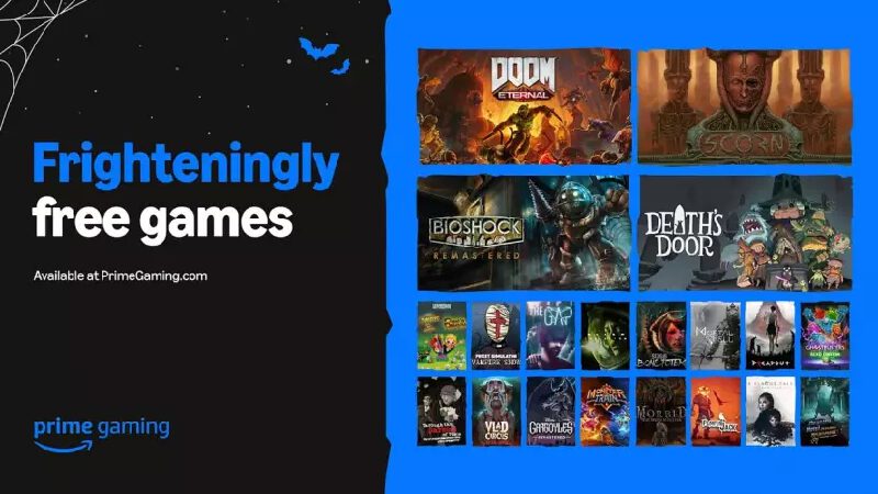 Amazon Prime Gaming gratis games oktober Doom Eternal
