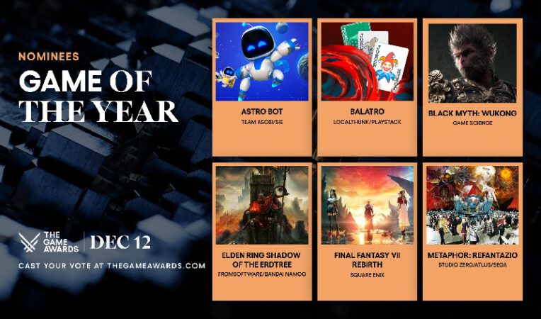 Game of the Year Awards Astro Bot Final Fantasy 7 Rebirth