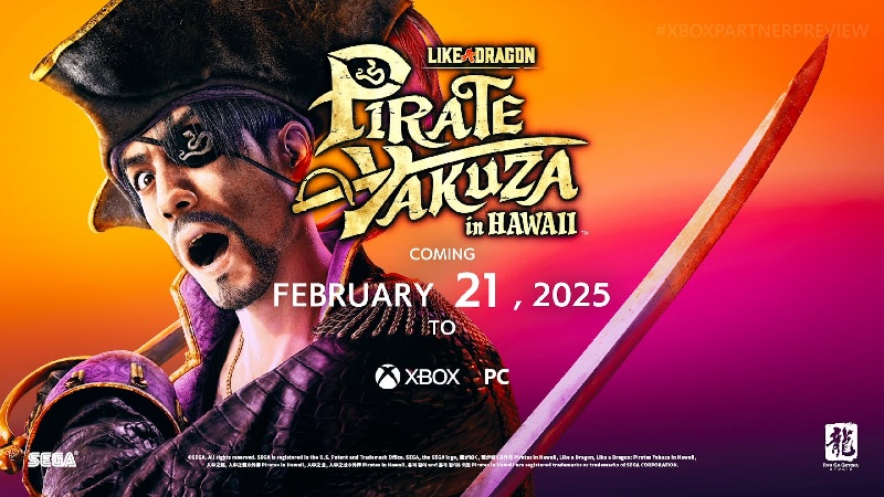 Like A Dragon Pirate Yakuza in Hawai, Like A Dragon Direct
