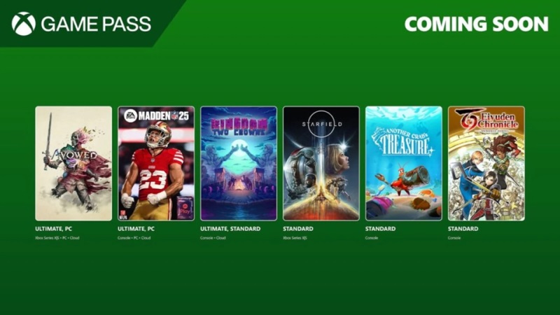Avowed Far Cry New Dawn Xbox Game Pass