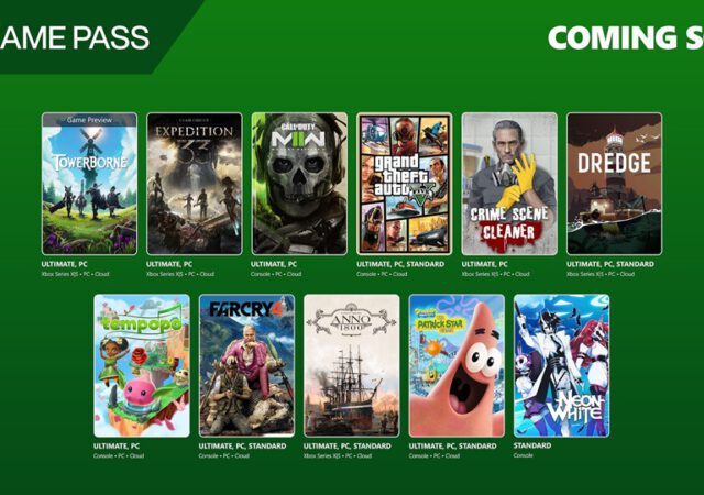 Clair Obscur Call of Duty Modern Warfare 2 Xbox Game Pass