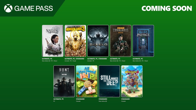 South of Midnight Xbox Game Pass april 2025