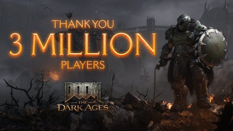 Doom The Dark Ages 3 miljoen spelers