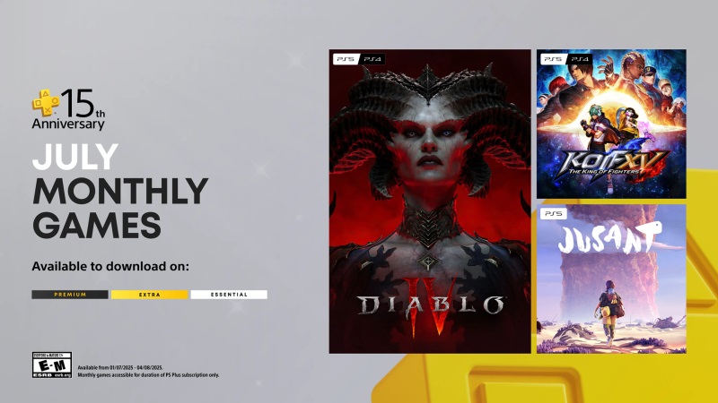 Diablo 4, Jusant PlayStation Plus