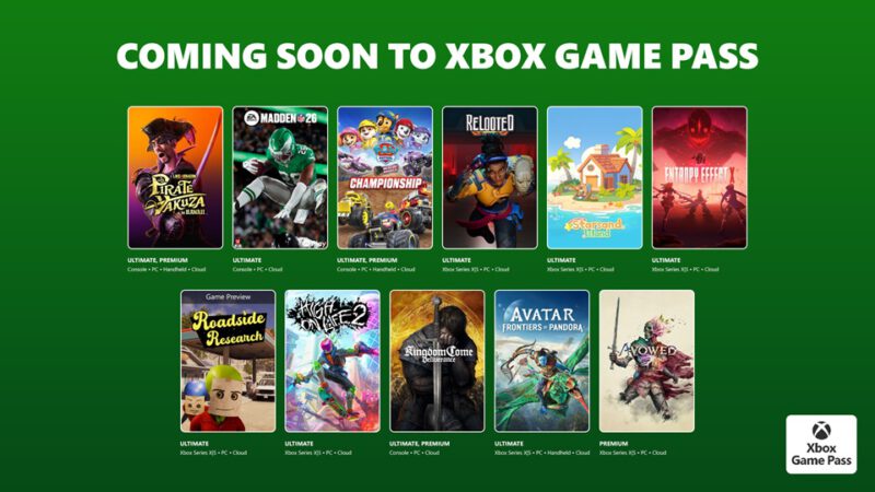 Xbox Game Pass februari 2026