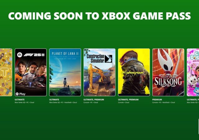 Cyberpunk 2077, EA F1 25 Xbox Game Pass