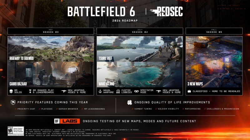 Battlefield 6 roadmap 2026