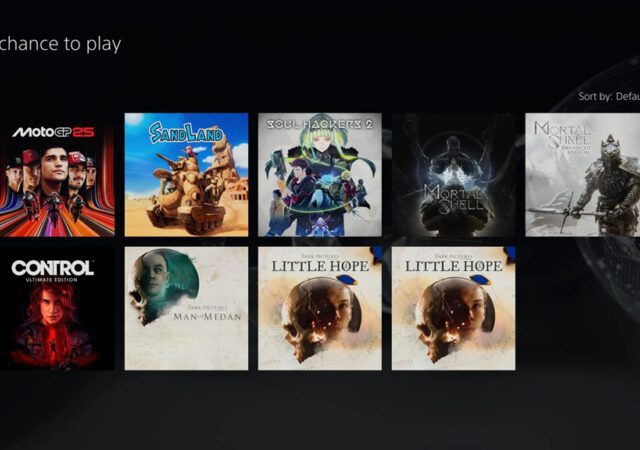 Control PlayStation Plus catalogus