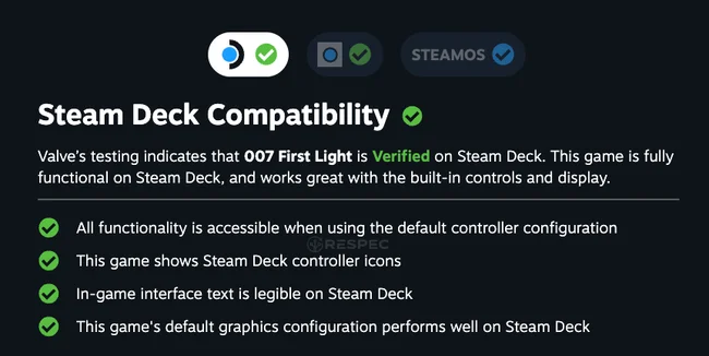 007 First Light Steam Deck