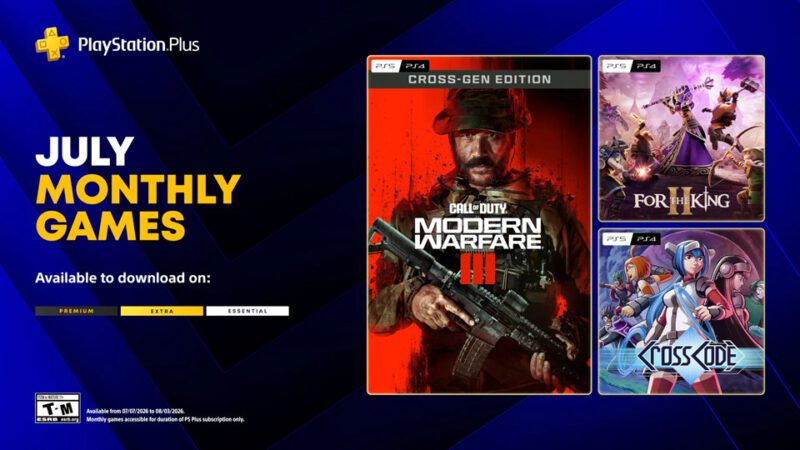 Call of Duty Modern Warfare PlayStation Plus juli 2026