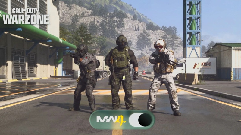 Call of Duty Warzone Skin schakelaar