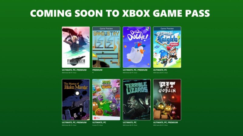 Xbox Game Pass oktober 2026