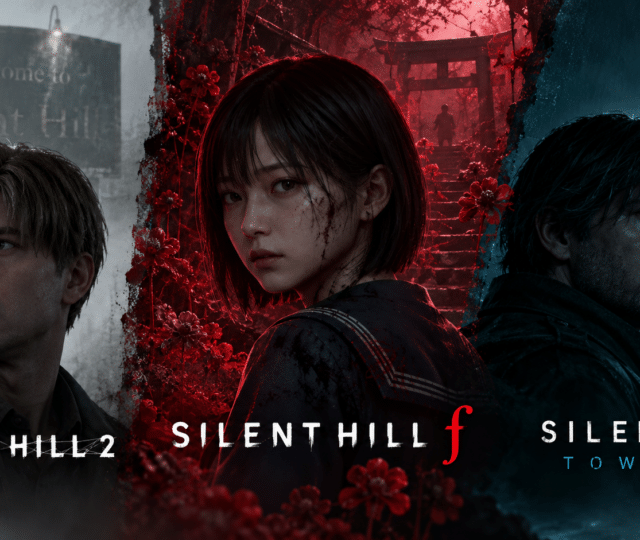 e verschillende horrorsferen van Silent Hill 2, Silent Hill f en Silent Hill: Townfall